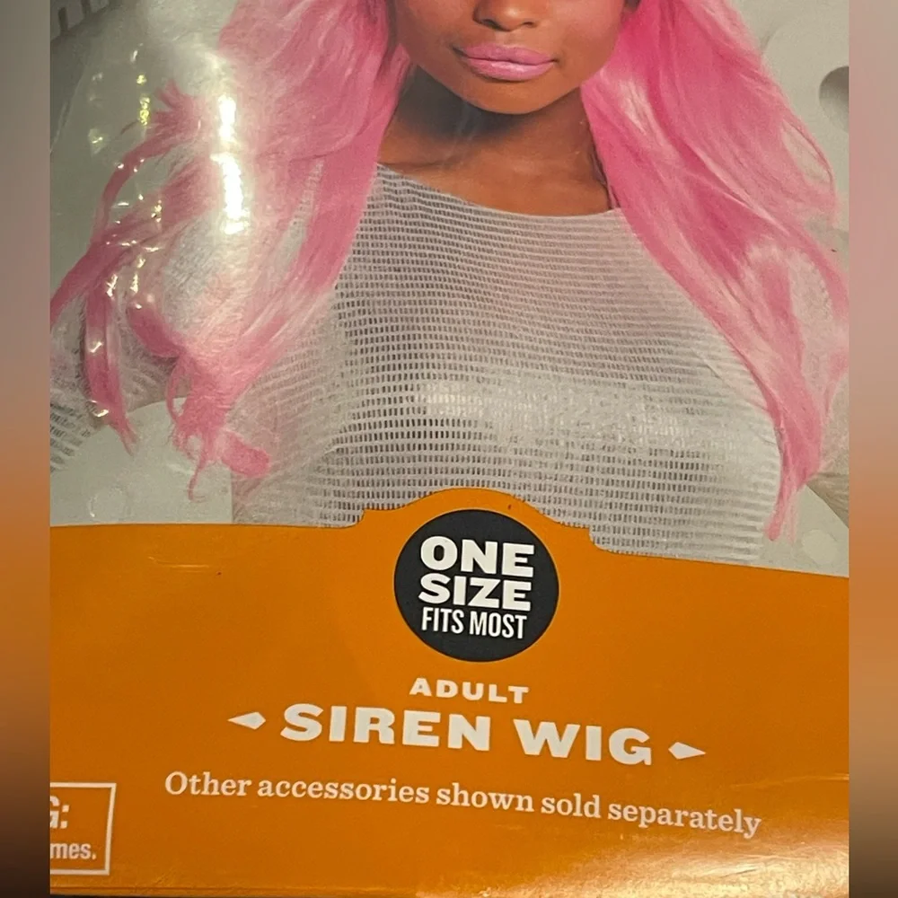Siren wig, pink wig one size fits‎ most Hyde and Eek! NWT